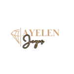 black and gold modern jewelry logo